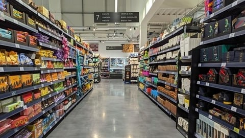 Grocery shelf