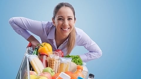 Happy shopper